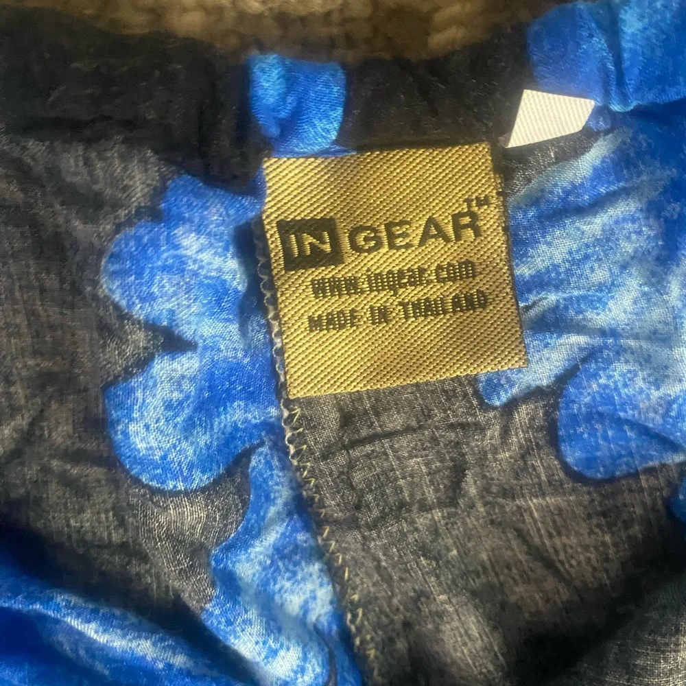 Ingear Black and Blue Floral vacation lounger pants - Picture 2 of 8